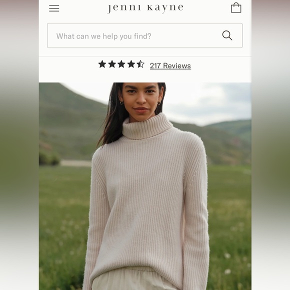 Jenni Kayne Cashmere Turtleneck - Picture 3 of 14